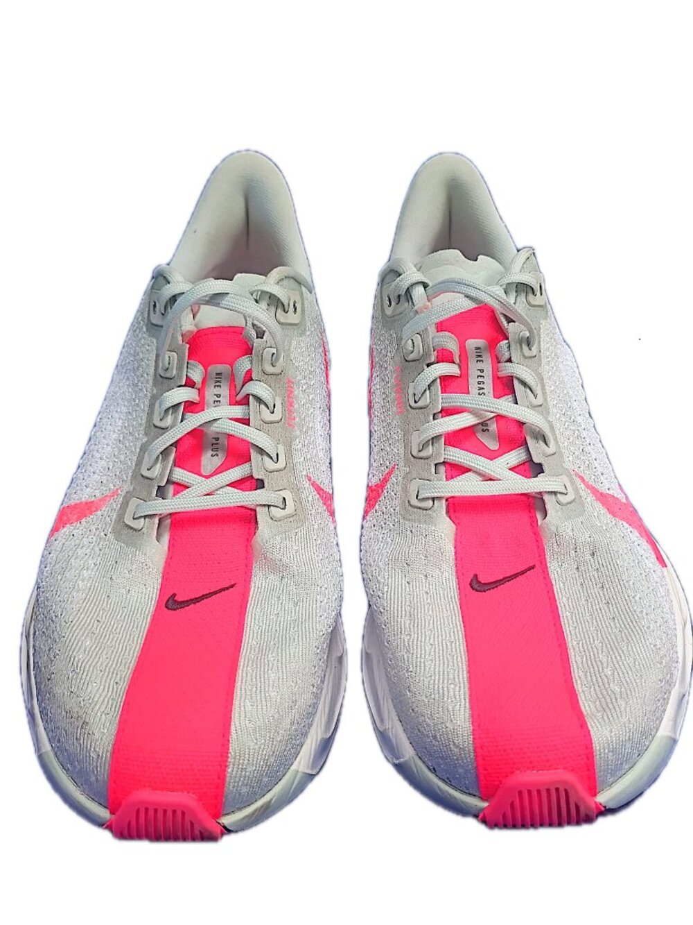 Nike Pegasus Plus ZoomX Flyknit Running Shoes Barely Grey Mens 9 Excellent - Picture 3 of 8